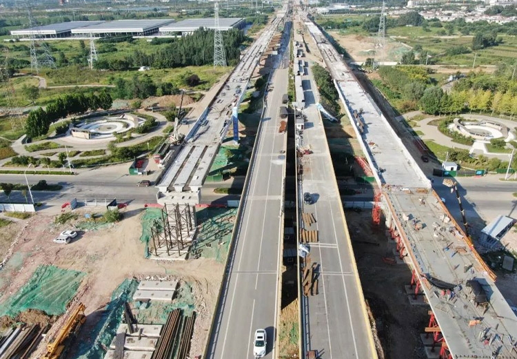 濟寧內(nèi)環(huán)高架路面工程